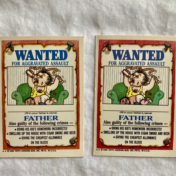 rare garbage pail kid cards 1986 Kids series 5 complete set : Toys & Games Here's some Garbage Pail Kids